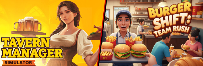 Tavern Manager Simulator x Burger Shift: Team Rush