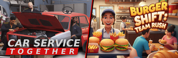 Car Service Together x Burger Shift: Team Rush