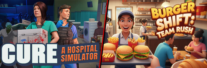 CURE - A Hospital Simulator x Burger Shift: Team Rush