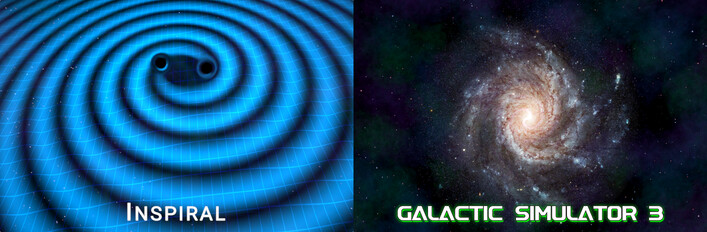Inspiral & Galactic Simulator 3
