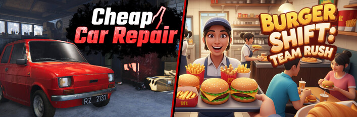 Cheap Car Repair x Burger Shift: Team Rush