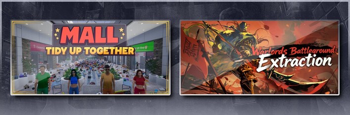 Mall: Tidy Up Together & Warlords Battleground: Extraction