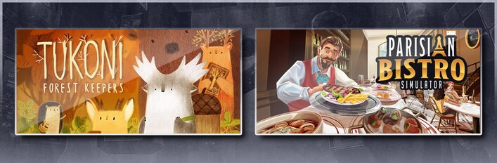 Tukoni: Forest Keepers & Parisian Bistro Simulator