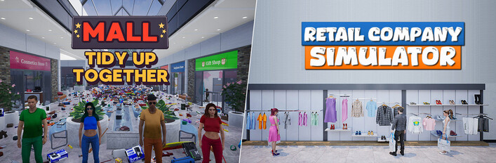 Mall Tidy Up Together - Retail Company Simulator