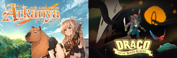 The Girl from Arkanya + Draco and the Seven Scales