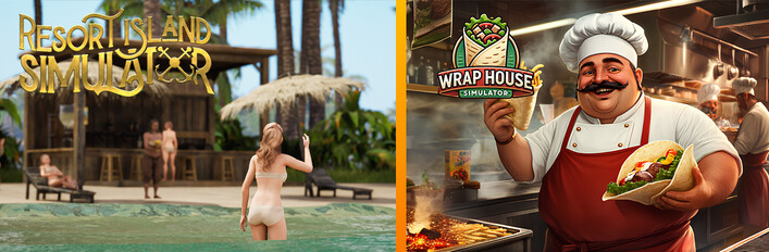 Resort Island x Wrap House Simulator