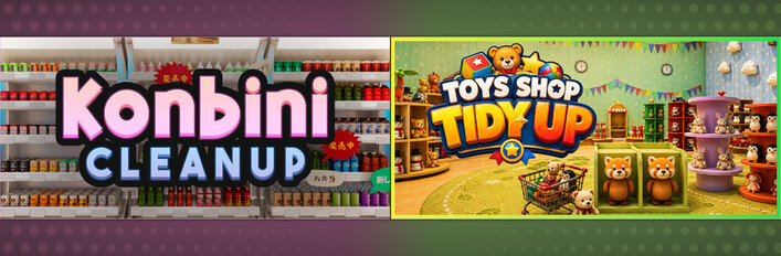 Toy Shop Tidy Up x Konbini Cleanup