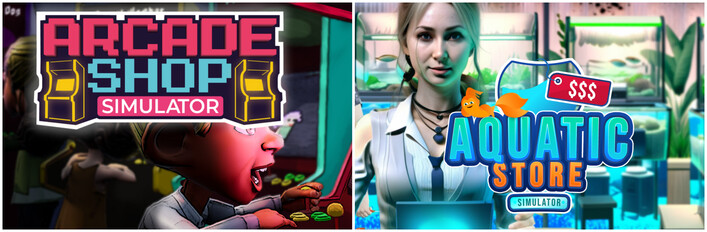 Aquatic Store and Arcade Shop Together