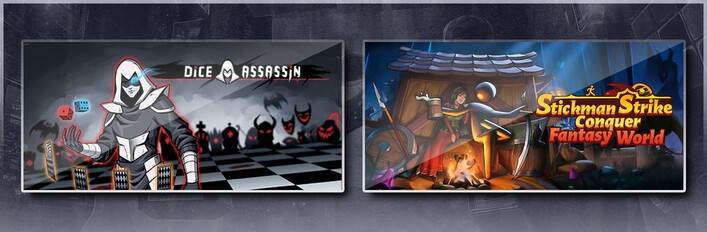 Dice Assassin & Stickman Strikes: Conquer Fantasy World