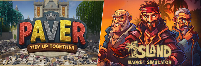 Paver Tidy Up Together - Island Market Simulator
