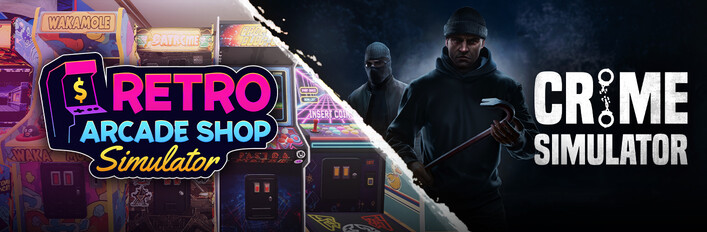 Retro Arcade Shop Simulator x Crime Simulator
