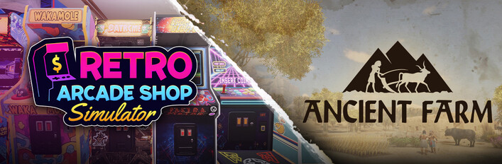 Retro Arcade Shop Simulator x Ancient Farm