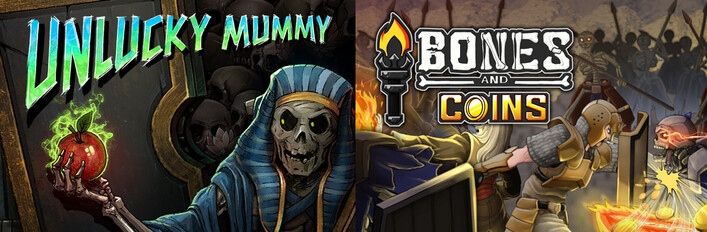 Unlucky Mummy + Bones and Coins