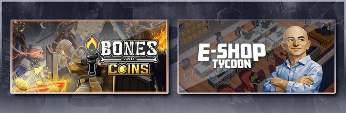 Bones and Coins & E-Shop Tycoon