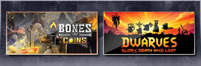 Bones and Coins & Dwarves: Glory, Death and Loot