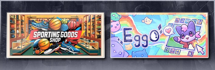 Sporting Goods Shop & Eggo