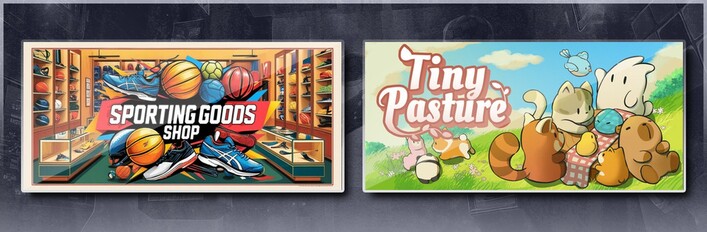Sporting Goods Shop & Tiny Pasture