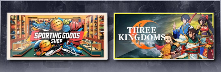 Sporting Goods Shop & Three Kingdoms: The Blood Moon