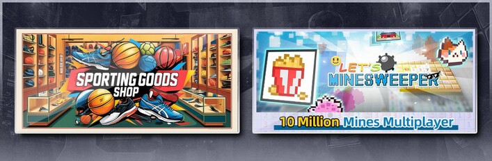 Sporting Goods Shop & Let's Minesweeper