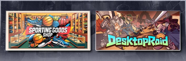 Sporting Goods Shop & Desktop Raid