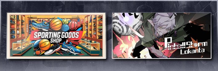 Sporting Goods Shop & Pinball Storm: Lokanta