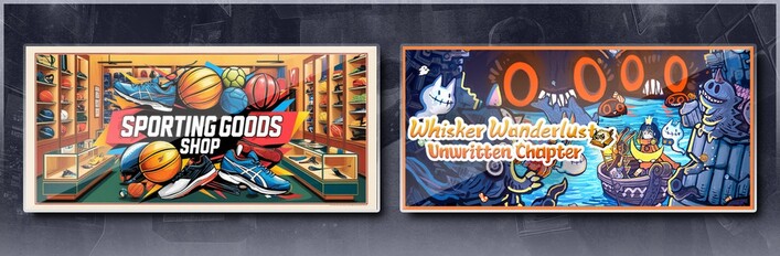 Sporting Goods Shop & Whisker Wanderlust: Unwritten Chapter