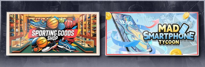 Sporting Goods Shop & Mad Smartphone Tycoon