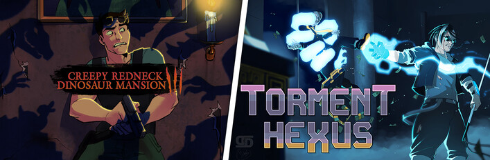 Creepy Redneck Dinosaur Mansion 3 x Torment Hexus