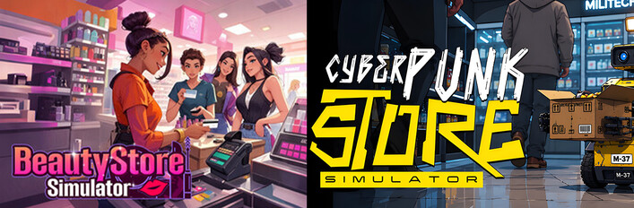 Cyberpunk Store Simulator & Beauty Store Simulator