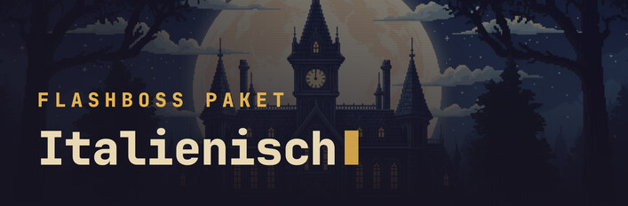 FlashBoss Italienisch — Der komplette Kurs