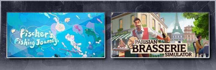 Fischer's Fishing Journey & Parisian Bistro Simulator
