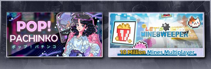 Pop! Pachinko & Let's Minesweeper