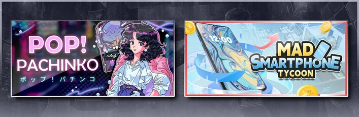 Pop! Pachinko & Mad Smartphone Tycoon