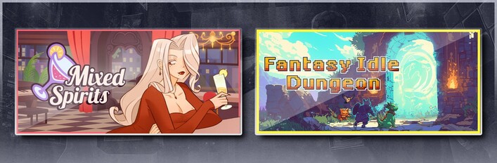 Mixed Spirits: Bartender & Fantasy Idle Dungeon