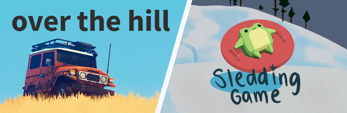 over the hill x Sledding Game