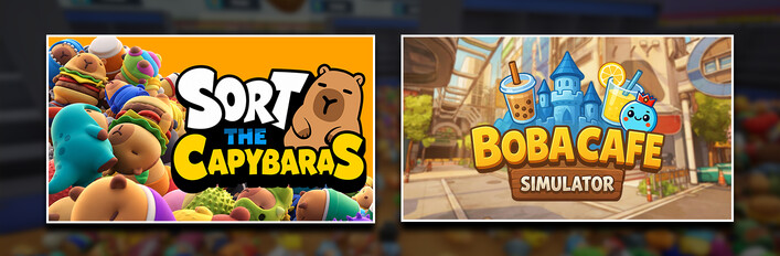 Boba Cafe Simulator & 카피바라 정리하기!