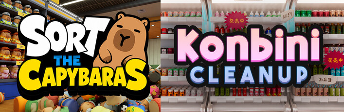Capybaras X Konbini Cleanup