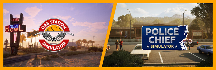 Gas Station Simulator x Police Chief Simulator