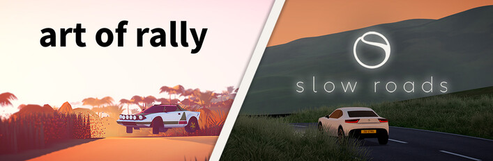 art of rally & Slow Roads