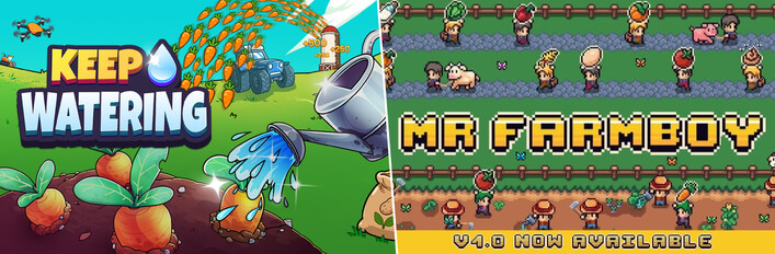 Keep Watering + MR FARMBOY