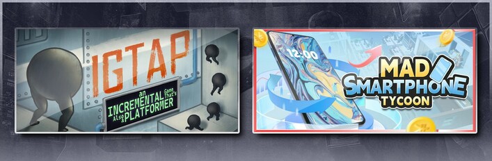 IGTAP: an Incremental Game That's Also a Platformer & Mad Smartphone Tycoon