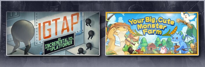 IGTAP: an Incremental Game That's Also a Platformer & Your Big, Cute Monster Farm