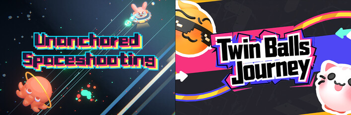 🔫Unanchored Spaceshooting x ⚽️Twin Balls Journey🏀