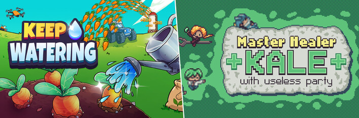 Keep Watering + Master Healer Kale with useless party