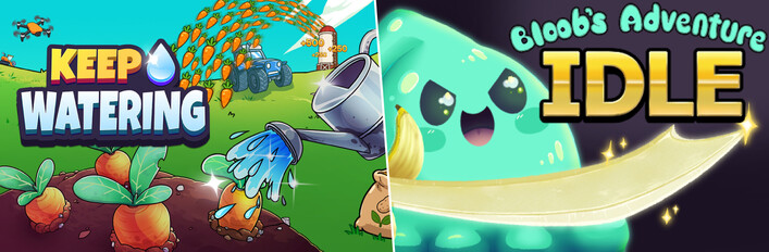Keep Watering + Bloobs Adventure Idle