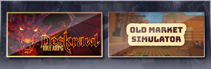 Deskrawl: Idle ARPG & Old Market Simulato