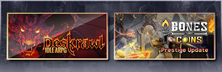 Deskrawl: Idle ARPG & Bones and Coins