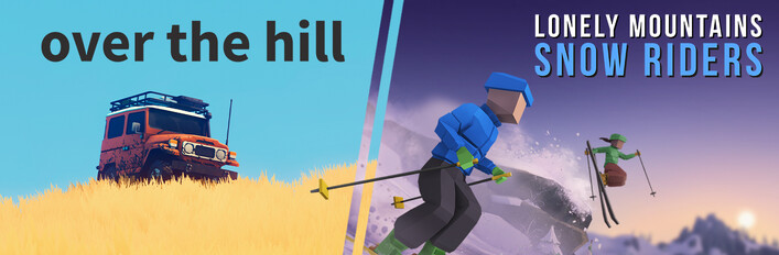 over the hill X Lonely Mountains: Snow Riders