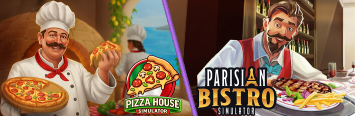 Parisian Bistro Simulator & Pizza House Simulator 🍕