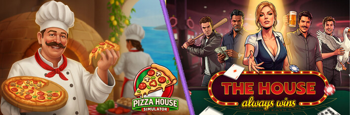 🪿 The House Always Wins & Pizza House Simulator 🍕